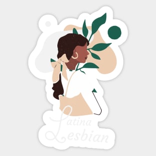 Latina Lesbian Sticker